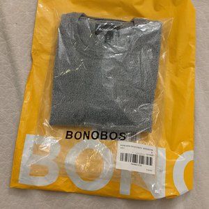 Bonobos merino wool sweater - grey, size M slim